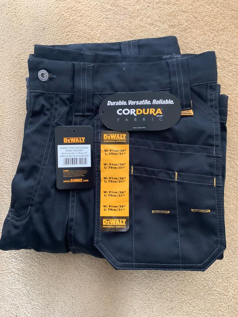 DEWALT PROTRADESMANS WORK TROUSERS NEW 